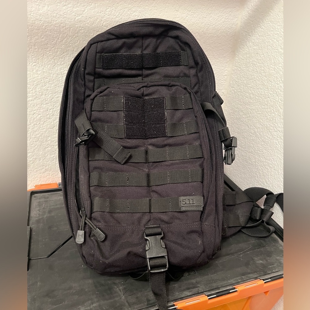 5.11 black tactical bag